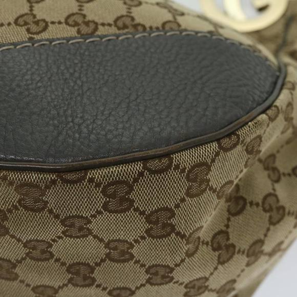 GUCCI GG Canvas Hand Bag Beige 203504 Auth bs12377 - Picture 13 of 16